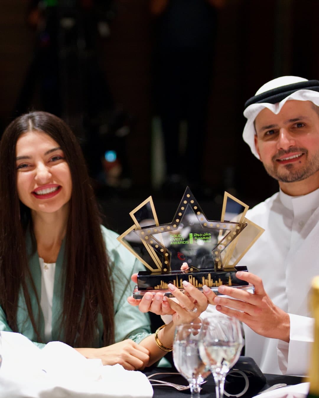 Winners take the stage at the Saudi Event Awards 2025.